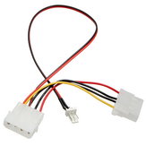 CPU Fan 4Pins Patch Cord to 3/4 Pins Power Adapter Cable Lead Wire